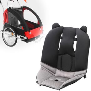 Baby Trailer Insert - Breathable 3D Mesh Comfort Cushion for Strollers; Adjustable Reclining Positions; Includes Shoulder and Crotch Pads