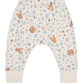 MORI Baby Bear Print Joggers - Soft Bamboo and Cotton Blend - Elasticated Waistband for Comfort - for Everyday - Unisex