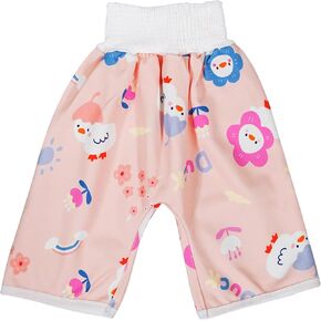 Waterproof Diaper Pants for Baby Kids, Absorbent Toddler Potty Training Soft & Comfortable Pants Boys and Girls Use in Day Night Time(Chick)