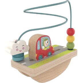 Miss Mali's Joyride Bead Maze | 12+ Months | Fine Motor Skills | 7 Moving Pieces | Playtales Included |