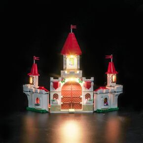 BrickBling LED Lighting Kit Compatible with Lego Battle with Roy at Peach’s Castle, Creative Light Compatible with Lego 71435-No Bricks