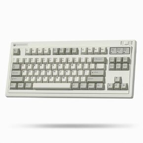 75% Retro Keyboard,Wireless Gaming Keyboard BT5.0/2.4G/Type-C 4000mAh Creamy Mechanical Keyboard,Linear Lubed Switches Hot Swap RGB Custom Keyboard,PBT Keycaps for Win/Mac (75% Layout)