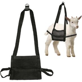 Calf Sling for Weighing Newborn Animals, Lamb Weight Sling with Adjustable Straps & Buckle Nylon Hanging Scale Livestock Sling for Baby Goat Hoof Trimming Dog Grooming