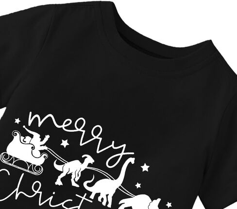 Christmas Shirt for Kids Toddler Boys Girls Rudolph The Red Nose Reindeer T-Shirts Short Sleeve Holiday Tee in Kuwait