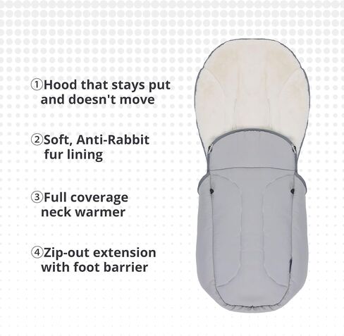 Winter Stroller Accessories: Cozy Bunting Bags for Strollers and Warm Car Sleeping Bags, Along with Cold-Proof Leather Gloves for Baby Pushchairs to Keep You and Your Baby Warm in Saudi Arabia