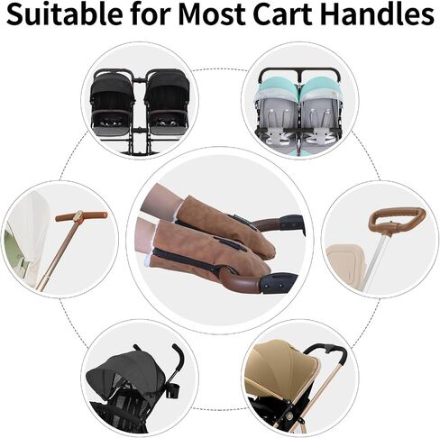 Winter Stroller Accessories: Cozy Bunting Bags for Strollers and Warm Car Sleeping Bags, Along with Cold-Proof Leather Gloves for Baby Pushchairs to Keep You and Your Baby Warm in Saudi Arabia