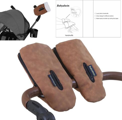 Winter Stroller Accessories: Cozy Bunting Bags for Strollers and Warm Car Sleeping Bags, Along with Cold-Proof Leather Gloves for Baby Pushchairs to Keep You and Your Baby Warm in Saudi Arabia