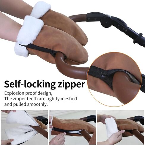 Winter Stroller Accessories: Cozy Bunting Bags for Strollers and Warm Car Sleeping Bags, Along with Cold-Proof Leather Gloves for Baby Pushchairs to Keep You and Your Baby Warm in Saudi Arabia