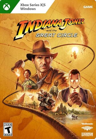 Indiana Jones and the Great Circle [الشراء المسبق] - الإصدار القياسي - Xbox وWindows 10 [الرمز الرقمي] in Saudi Arabia