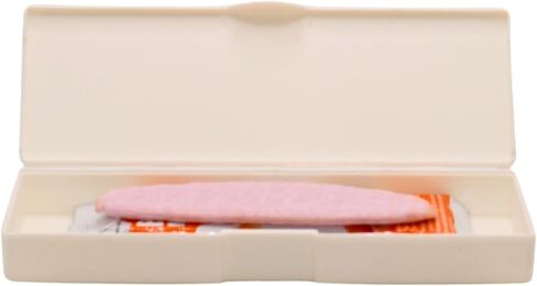 Crush-Proof Rice Rusk Baby Teether Cookie Holder: Diaper Bag Essential (White) in Saudi Arabia