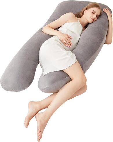 Pregnancy Pillows for Sleeping, U Shaped Lower Pack Pain Breathable Maternity Pillow for Pregnant Women on Feeding，Sleeping, or Reading in Saudi Arabia