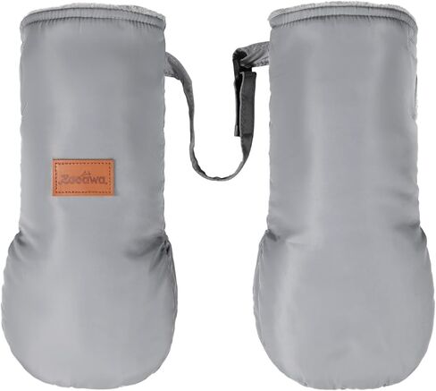 قفازات Zooawa لعربة الأطفال، كمامة يد عالمية لعربة الأطفال مع الصوف القطبي الدافئ، وقفازات لعربة الأطفال بتصميم فيلكرو، وقفازات عربة أطفال مقاومة للماء والثلج لملحقات عربة الأطفال، نيلي in Kuwait