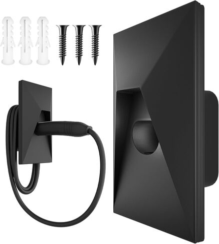 EV Charger Holder, Wall-Mount Connector Nozzle Holster Dock for SAE J1772, Adjustable EV Charging Control Box Holder & EV Cable Organizer, EV Charger Cable Holder (2 Pack) in Saudi Arabia