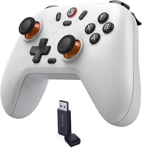 GameSir Nova Lite Wireless Controller – 2.4G & Bluetooth Gamepad for Windows PC, iPhone, Android, Switch & Steam Deck – Hall Effect Triggers, Turbo Function, Rumble Vibration (Stellar White) in Kuwait