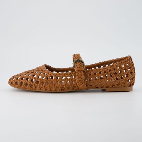 حذاء CUSHIONAIRE النسائي من Weston Woven Mary Jane مسطح + إسفنج يحتفظ بالشكل، متوفر بعرض واسع in Saudi Arabia