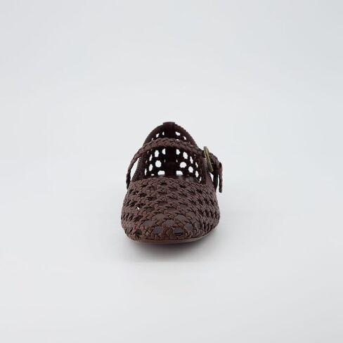حذاء CUSHIONAIRE النسائي من Weston Woven Mary Jane مسطح + إسفنج يحتفظ بالشكل، متوفر بعرض واسع in Saudi Arabia