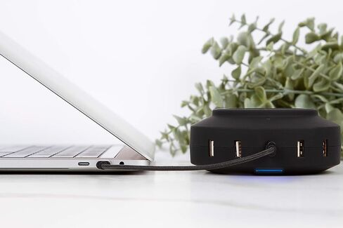 X5+ Elite 3005, 5W Qi Wireless Charger & 54W 5-Port USB Charging Station Including Type-C for Quick Charging Compatible with iPhone Xs Max/XR/XS/X/8 & Galaxy S10/S9/S9+/S8/S8+/Note 8 (White) in Saudi Arabia
