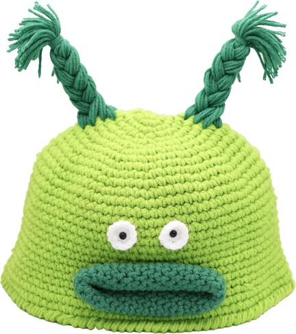 Funny Sausage Mouth Knitted Hat, Beanie Hat with Cocked Braid for Funny Themed Party, Winter Warm Cosplay Costume in Saudi Arabia