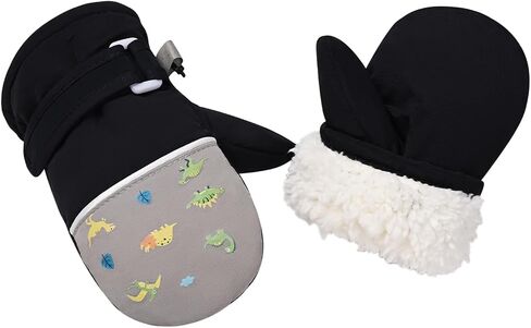 Fleece Lined Mittens for Baby Boys Girls,Infant Baby Toddler Little Kids Winter Gloves Mittens for Children in Saudi Arabia
