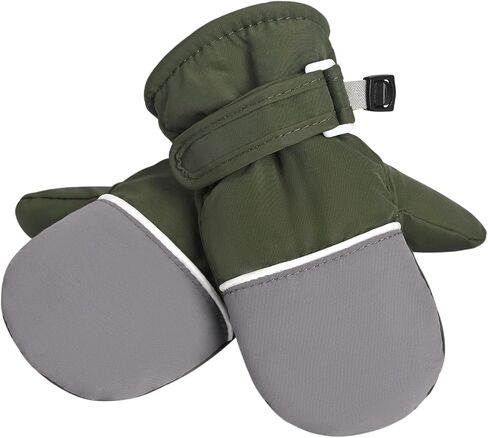 Fleece Lined Mittens for Baby Boys Girls,Infant Baby Toddler Little Kids Winter Gloves Mittens for Children in Saudi Arabia