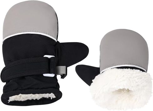 Fleece Lined Mittens for Baby Boys Girls,Infant Baby Toddler Little Kids Winter Gloves Mittens for Children in Saudi Arabia