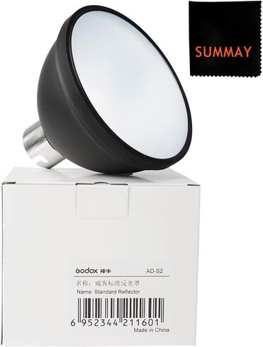GODOX AD-S2 Standard Reflector with Soft Diffuser for Godox AD200 AD180 AD360 AD360II Flashes in Saudi Arabia