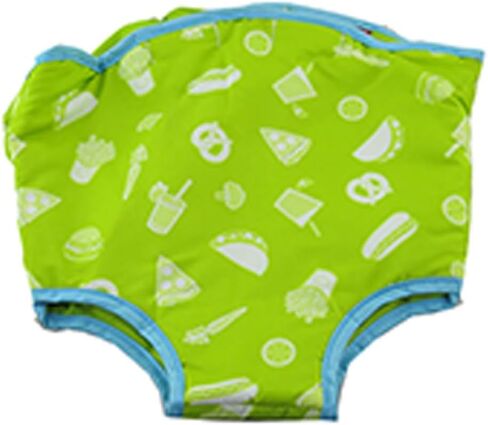 قطعة بديلة لجهاز Fisher-Price 2-in-1 Servin' Up Fun Jumperoo HBX70 - وسادة/وسادة مقعد بديلة، باللون الأخضر مع طباعة طعام in Saudi Arabia