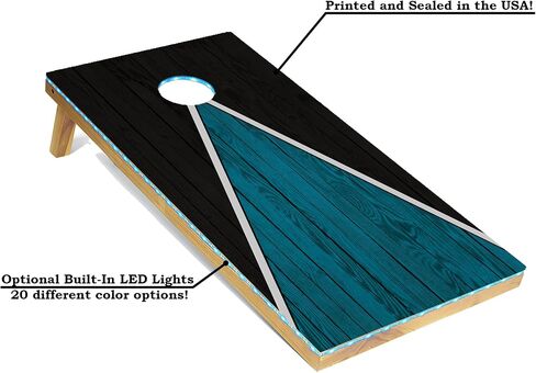 Tailgating Pros Lightweight Cornhole Game - 4'x2' Multicolor Pyramid Boards- Carrying Case & Set of 8 Corn Filled Bags in Saudi Arabia