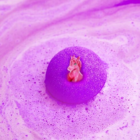 Large Unicorn Surprise Bath Bomb, 6 Surprise Unicorn Toys to Collect in Total, One Per Bath Bomb, Children's Collectible Bath Toy, Stocking Filler Toy, Xmas Present for Boys & Girls in Saudi Arabia