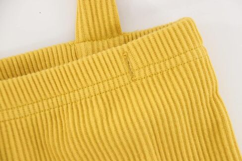 Baby Girls Boys Ribbed Overalls Solid Halter Backless Basic Cotton Overalls Pants. in Saudi Arabia