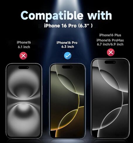 عبوة من قطعتين من MAGIC JOHN لهاتف Google Pixel 9 Pro XL واقي شاشة من الزجاج المقوى، إزالة تلقائية للغبار، خالية من الفقاعات، شفافة عالية الدقة، سهلة التركيب in Kuwait