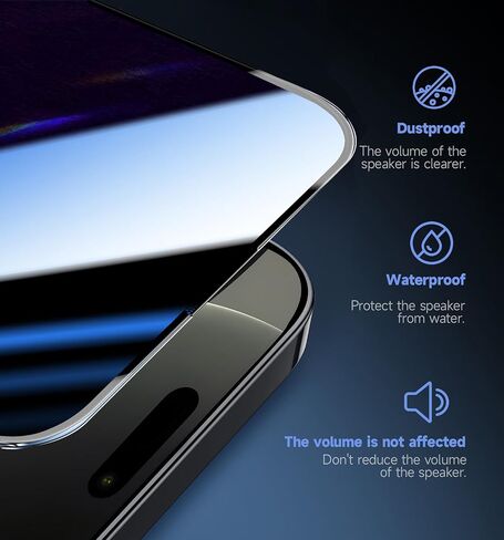 عبوة من قطعتين من MAGIC JOHN لهاتف Google Pixel 9 Pro XL واقي شاشة من الزجاج المقوى، إزالة تلقائية للغبار، خالية من الفقاعات، شفافة عالية الدقة، سهلة التركيب in Kuwait