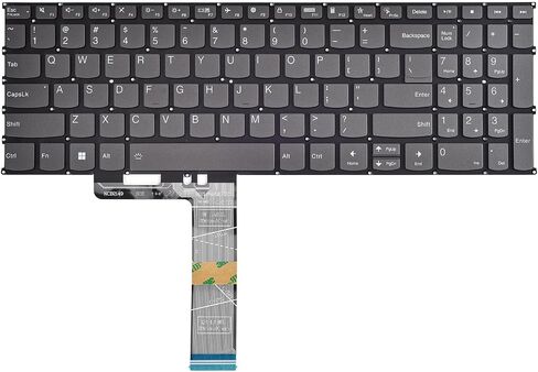 لوحة مفاتيح بديلة لجهاز Lenovo ideapad 1-15ALC7 1-15AMN7 1-15IAU7 1-15IGL7، ideapad 3-15ADA6 3-15ALC6 3-15ITL6 3-17ADA6 & ideapad 5-15IIL05 15ITL05 5 15IAL7 Series كمبيوتر محمول بتصميم أمريكي in Saudi Arabia