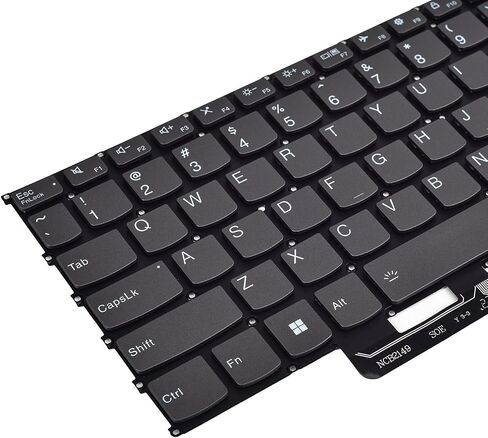 لوحة مفاتيح بديلة لجهاز Lenovo ideapad 1-15ALC7 1-15AMN7 1-15IAU7 1-15IGL7، ideapad 3-15ADA6 3-15ALC6 3-15ITL6 3-17ADA6 & ideapad 5-15IIL05 15ITL05 5 15IAL7 Series كمبيوتر محمول بتصميم أمريكي in Saudi Arabia
