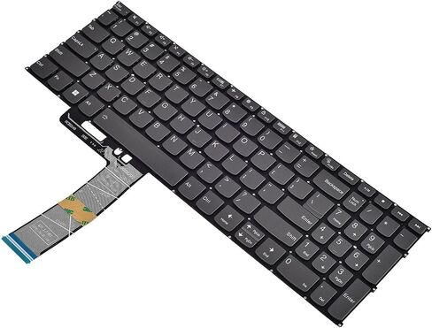 لوحة مفاتيح بديلة لجهاز Lenovo ideapad 1-15ALC7 1-15AMN7 1-15IAU7 1-15IGL7، ideapad 3-15ADA6 3-15ALC6 3-15ITL6 3-17ADA6 & ideapad 5-15IIL05 15ITL05 5 15IAL7 Series كمبيوتر محمول بتصميم أمريكي in Saudi Arabia