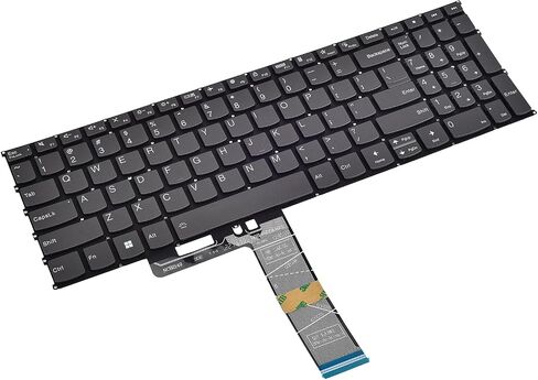 لوحة مفاتيح بديلة لجهاز Lenovo ideapad 1-15ALC7 1-15AMN7 1-15IAU7 1-15IGL7، ideapad 3-15ADA6 3-15ALC6 3-15ITL6 3-17ADA6 & ideapad 5-15IIL05 15ITL05 5 15IAL7 Series كمبيوتر محمول بتصميم أمريكي in Saudi Arabia