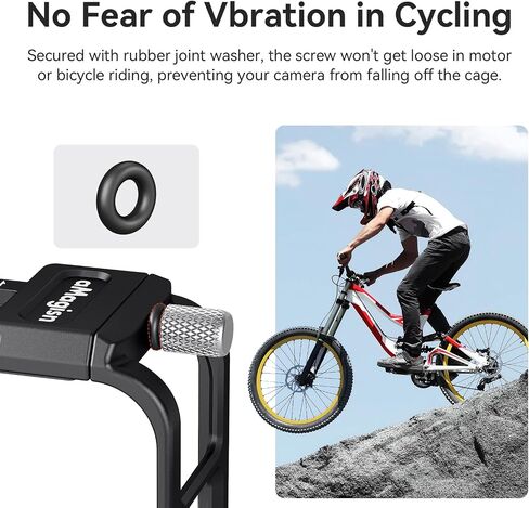 Aluminium Protective Cage with Lens Silicone Case for Gopro Hero 13/12/11/10/9 Black,Metal Durable Housing Cage Support Vertical and Horizontal Shooting in Saudi Arabia