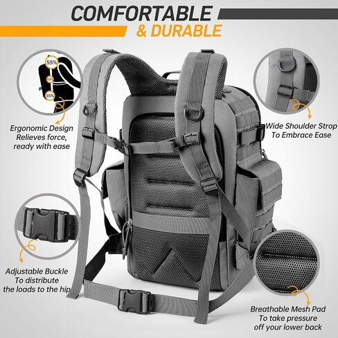 SHARKMOUTH Diaper Bag Military for Men - Large Baby Backpack with Changing Pad for Active Dad - Insulated for Outdoor Travel Camping Park Trips Black in Kuwait