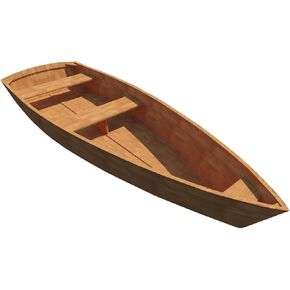 DIY Wooden Rowboat Plans - Build Your 11' x 3' Rowing Skiff Craft