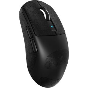 ATTACK SHARK R6 Wireless Gaming Mouse,38G Ultra-Lightweight Trip-Mode 2.4G/USB-C/Bluetooth Mouse Gaming with PAW3950MAX Sensor,42000 DPI,50G Accelerated Speed for PC/Laptop/Mac -Black&Tape
