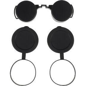 3Pcs Optics Binocular Caps Rubber Objective Lens Caps Binoculars Protective Covers for Compact Binoculars