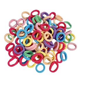 200PCS Baby Hair Ties, Elastic Hair Ties,Cute Candy Colored Seamless Hair Extensions, Suitable For Children, Girls, And Children's Ponytail Fixing Brackets