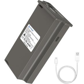 Artman كاميرا الصيد بطارية قابلة للشحن 2-Pack 6500mAh Trail Camera Lithium Battery Pack متوافق مع Reveal Hunting Camera X، X Pro، Pro 3.0، X Gen 2.0، X Gen 3.0، XB، SK