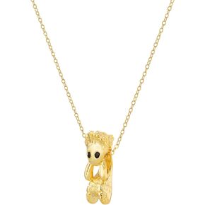 Bolenvi Cute Dangling Cartoon Pendant Necklace Jewelry 14K Gold Plated & on Hypoallergenic 925 Sterling Silver Adjustable Chain
