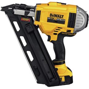 Dewalt DCN692M1R 20V MAX XR Dual Speed Lithium-Ion 30 Degrees Cordless Paper Collated Framing Nailer Kit (4 Ah) (Renewed)