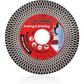 Solidure 4.5" Tile Saw Blade,Grinding Tile Blade for Cutting and Grinding Porcelain Tile Granite Marble