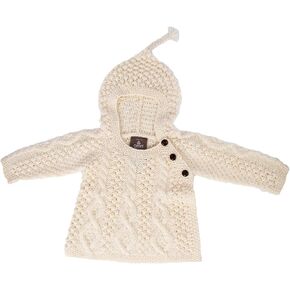 Baby Aran Side-Fastening Hood