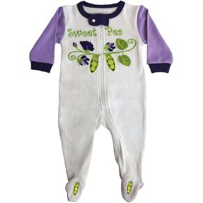 Sozo Baby Girls Sweet Pea Footie