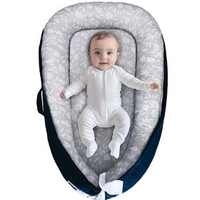 Baby Lounger For Newborn,100% Cotton Breathable & Soft Baby Nest (0-24 Months), Portable Infant Lounger Baby, Newborn Lounger Pillow, Snuggle me Lounger, Baby Lounger Pillow for Home & Travel