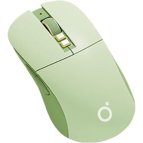 Wireless Gaming Mouse Tri-Mode 2.4GHz/Bluetooth 5.0/Wired USB-C 5-Level DPI Rechargeable Ergonomic Silent Optical Mice for iMac/MacBook/Computer/Laptop, Matcha Green